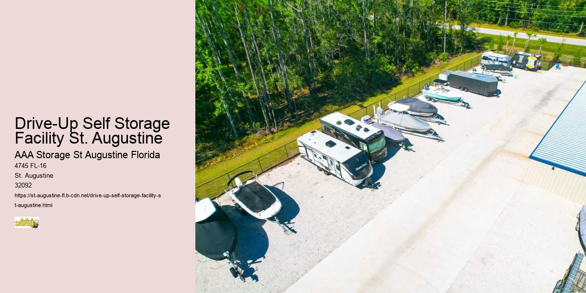 Drive-Up Self Storage Facility St. Augustine
