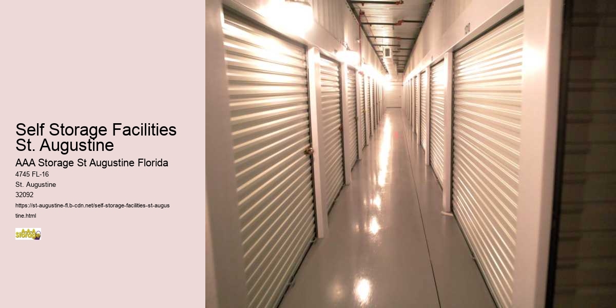 Self Storage Facilities St. Augustine