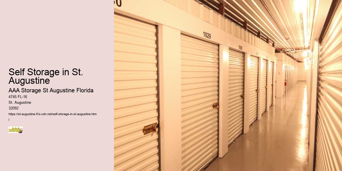 Self Storage in St. Augustine