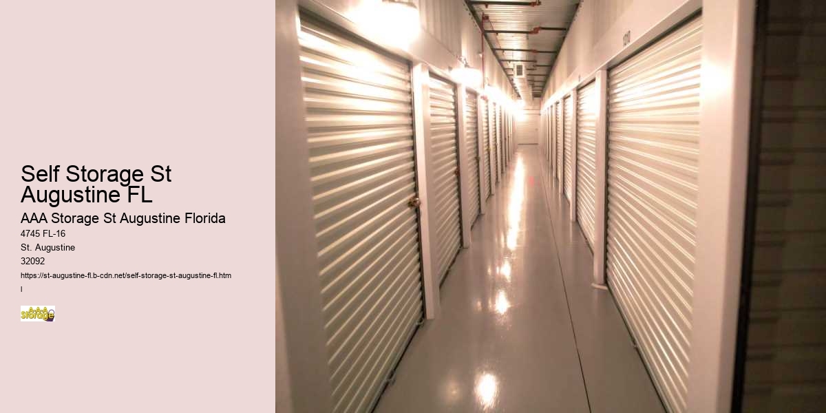 Self Storage St Augustine FL