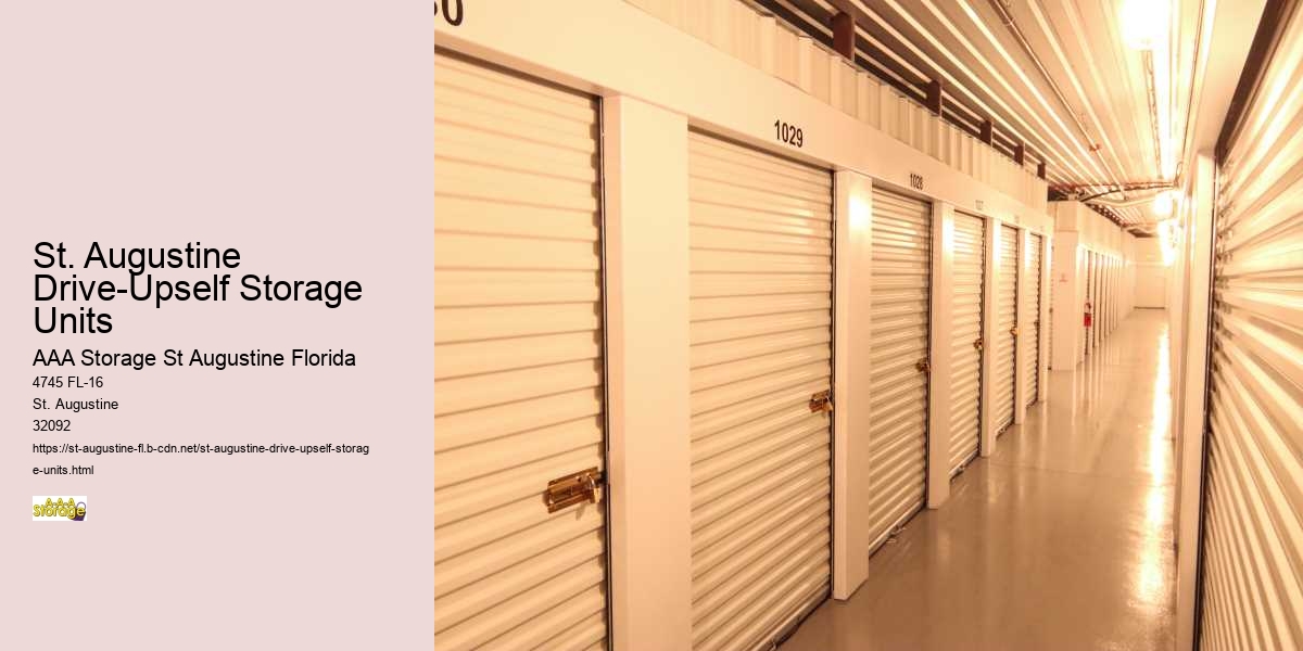 St. Augustine Drive-Upself Storage Units