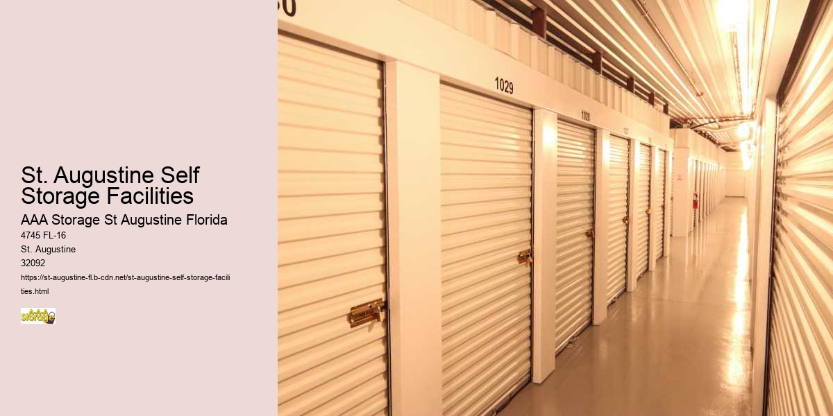 St. Augustine Self Storage Facilities