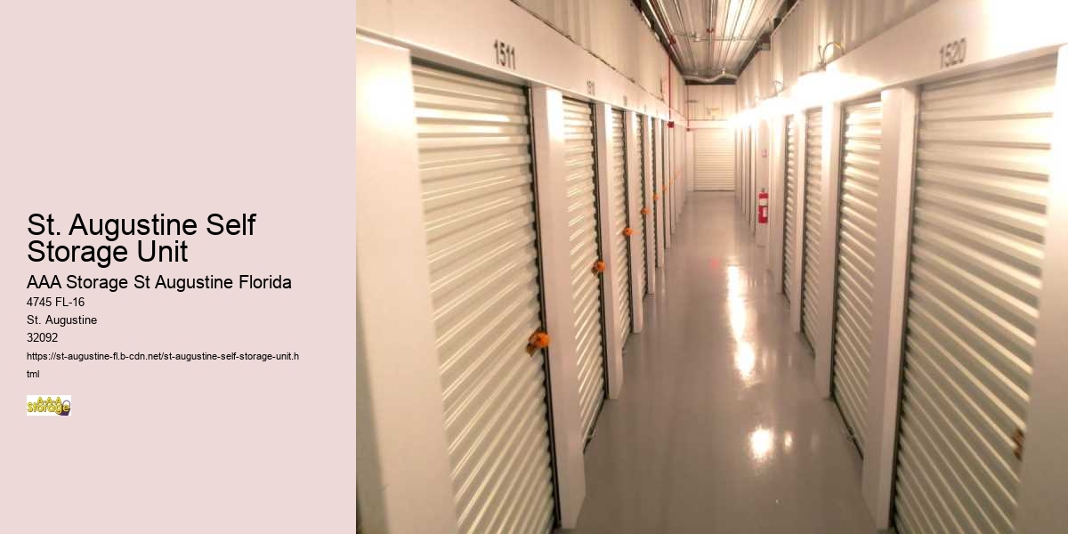 St. Augustine Self Storage Unit