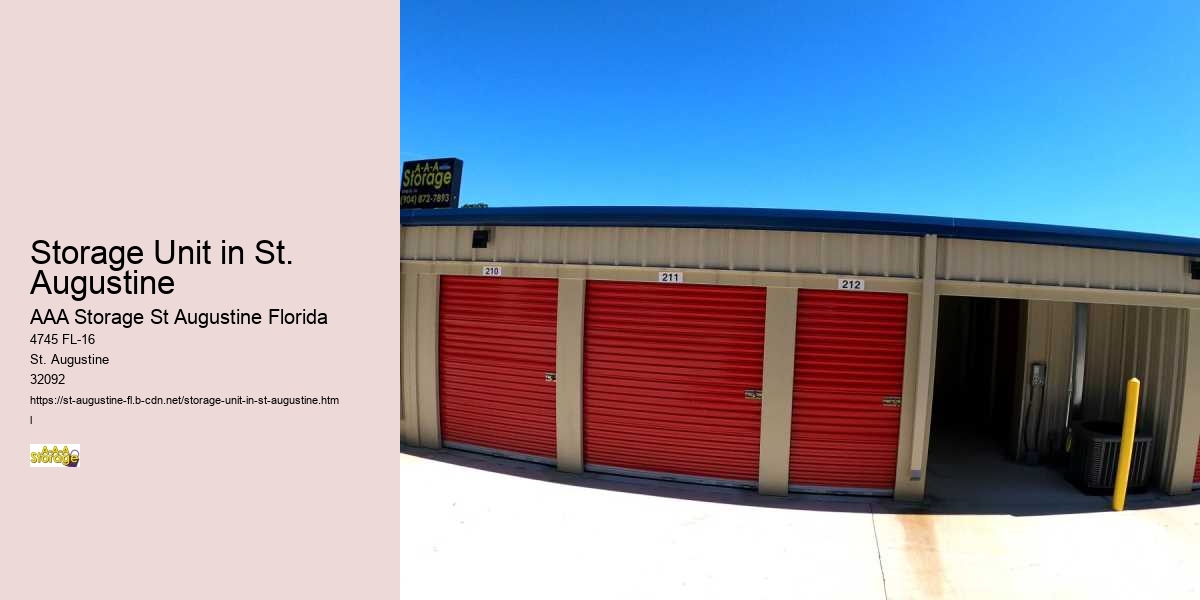 Storage Unit in St. Augustine